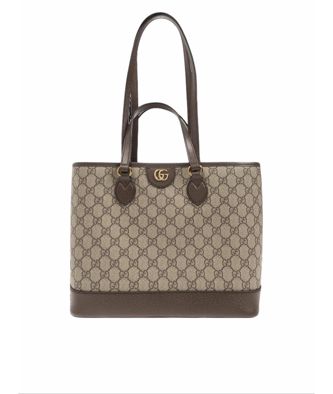 GUCCI Бежевая сумка тоут, фото 8