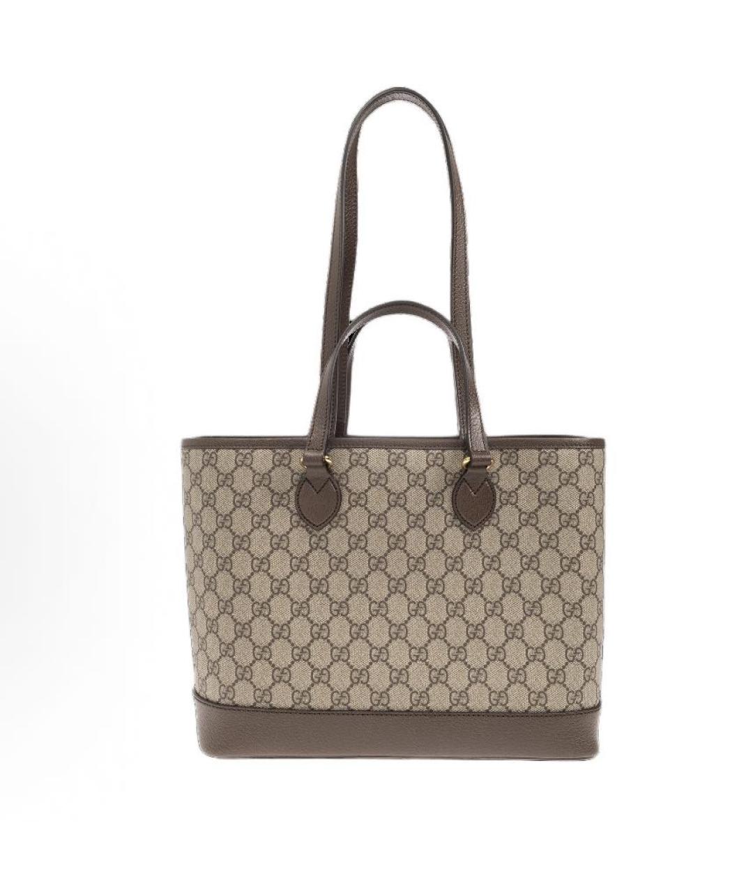 GUCCI Бежевая сумка тоут, фото 3