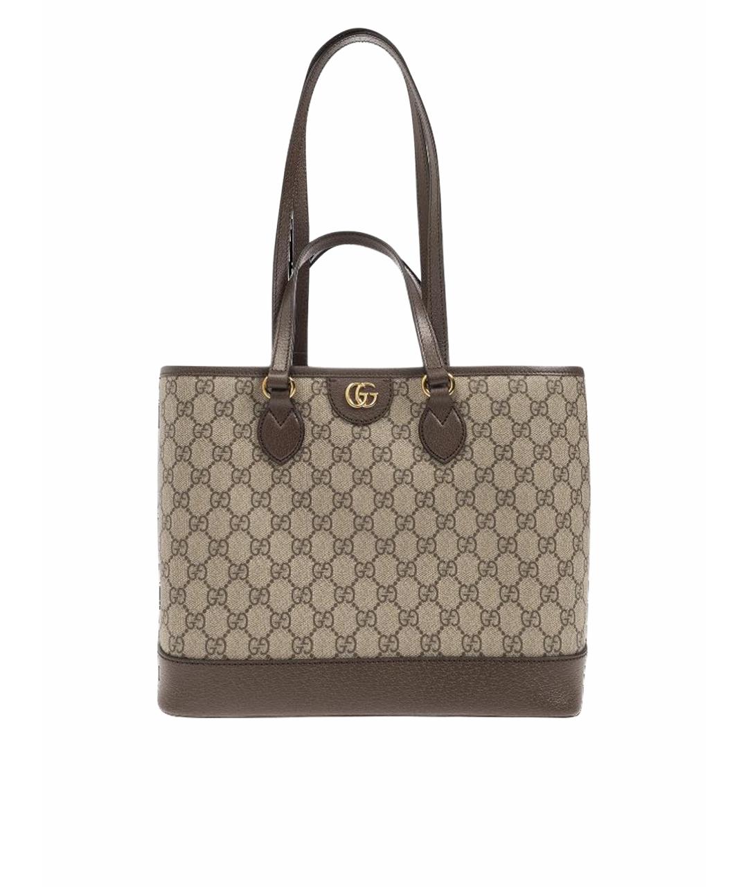 GUCCI Бежевая сумка тоут, фото 1
