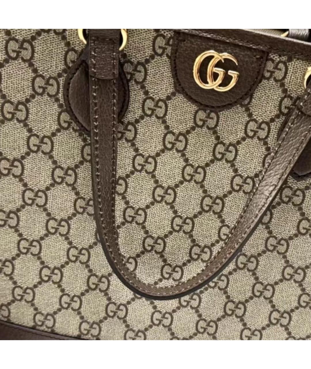GUCCI Бежевая сумка тоут, фото 6