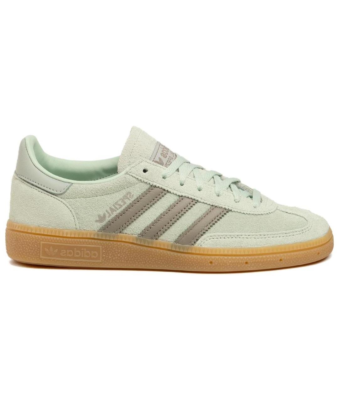 ADIDAS Салатовые замшевые кроссовки, фото 1