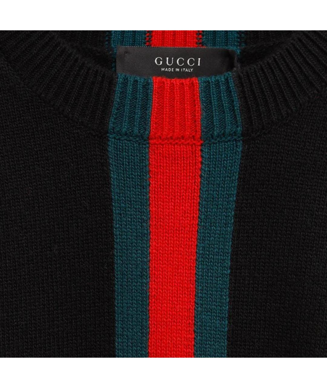 GUCCI Синий джемпер / свитер, фото 3