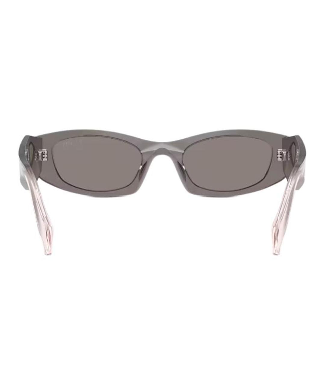 PRADA Серые пластиковые солнцезащитные очки, фото 4