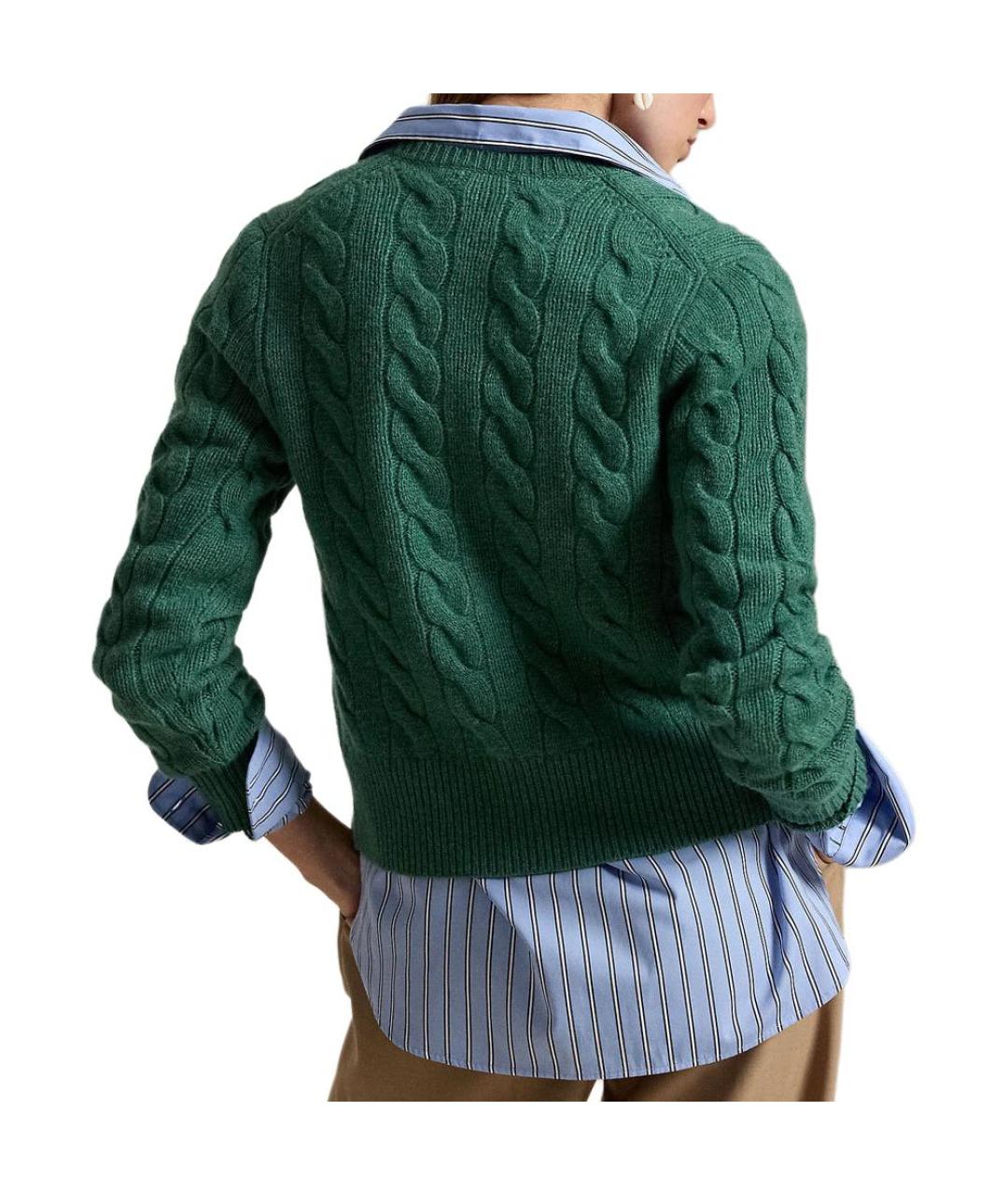POLO RALPH LAUREN Зеленый кардиган, фото 4