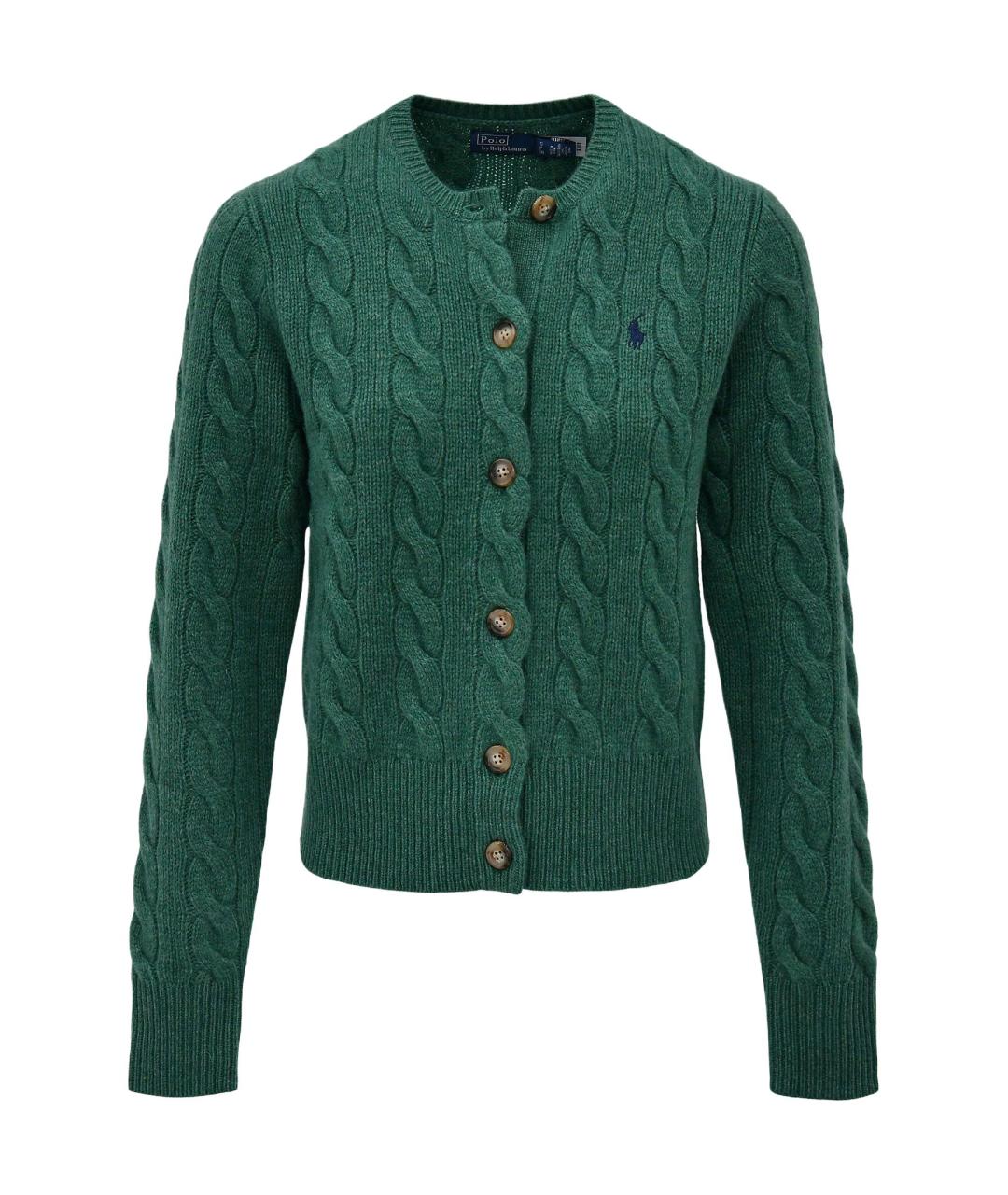 POLO RALPH LAUREN Зеленый кардиган, фото 1
