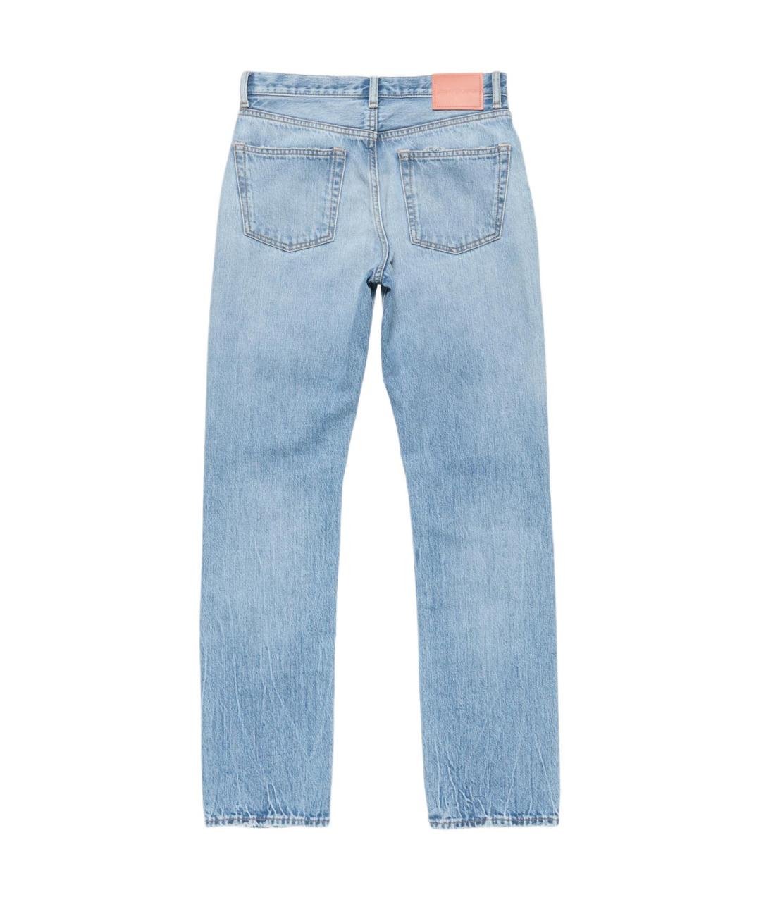 ACNE STUDIOS Голубые прямые джинсы, фото 2