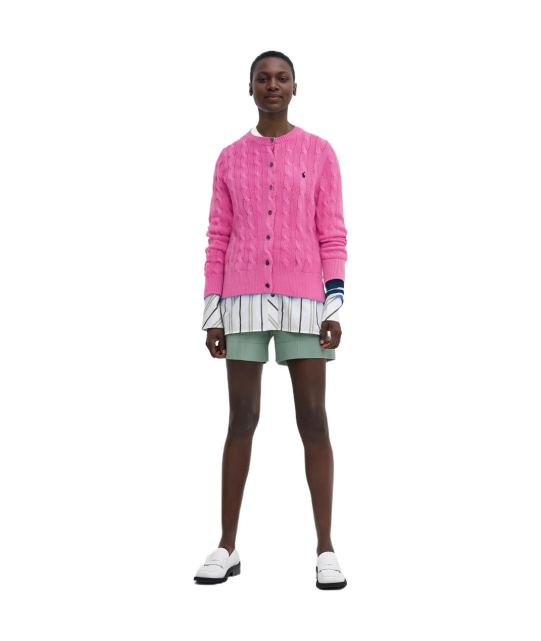 POLO RALPH LAUREN Розовый кардиган, фото 3