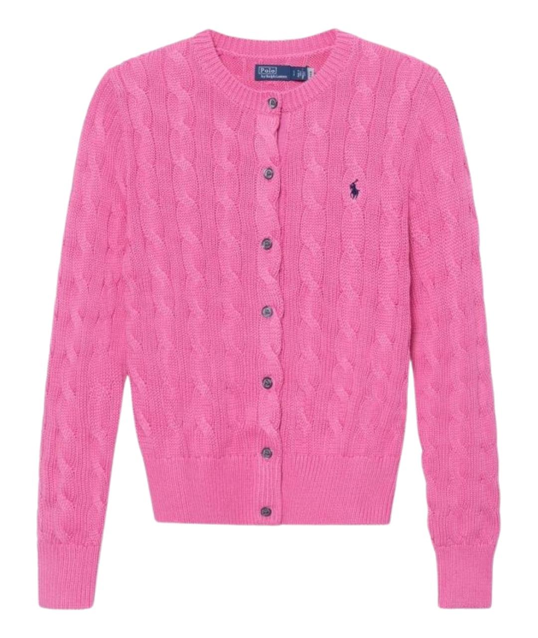 POLO RALPH LAUREN Розовый кардиган, фото 1