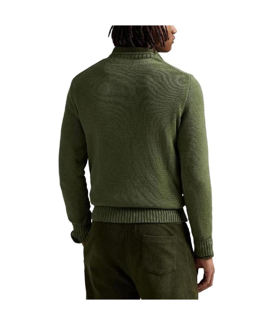 POLO RALPH LAUREN Зеленый джемпер / свитер, фото 5