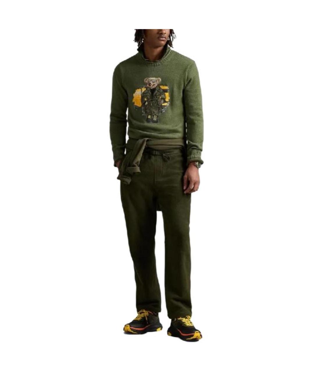 POLO RALPH LAUREN Зеленый джемпер / свитер, фото 4