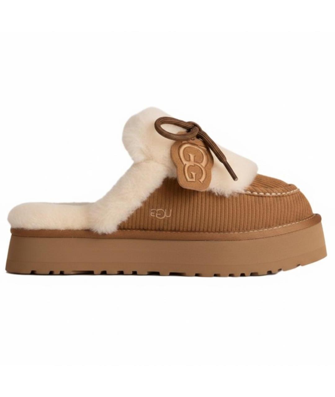 UGG Коричневые замшевые мюли, фото 1