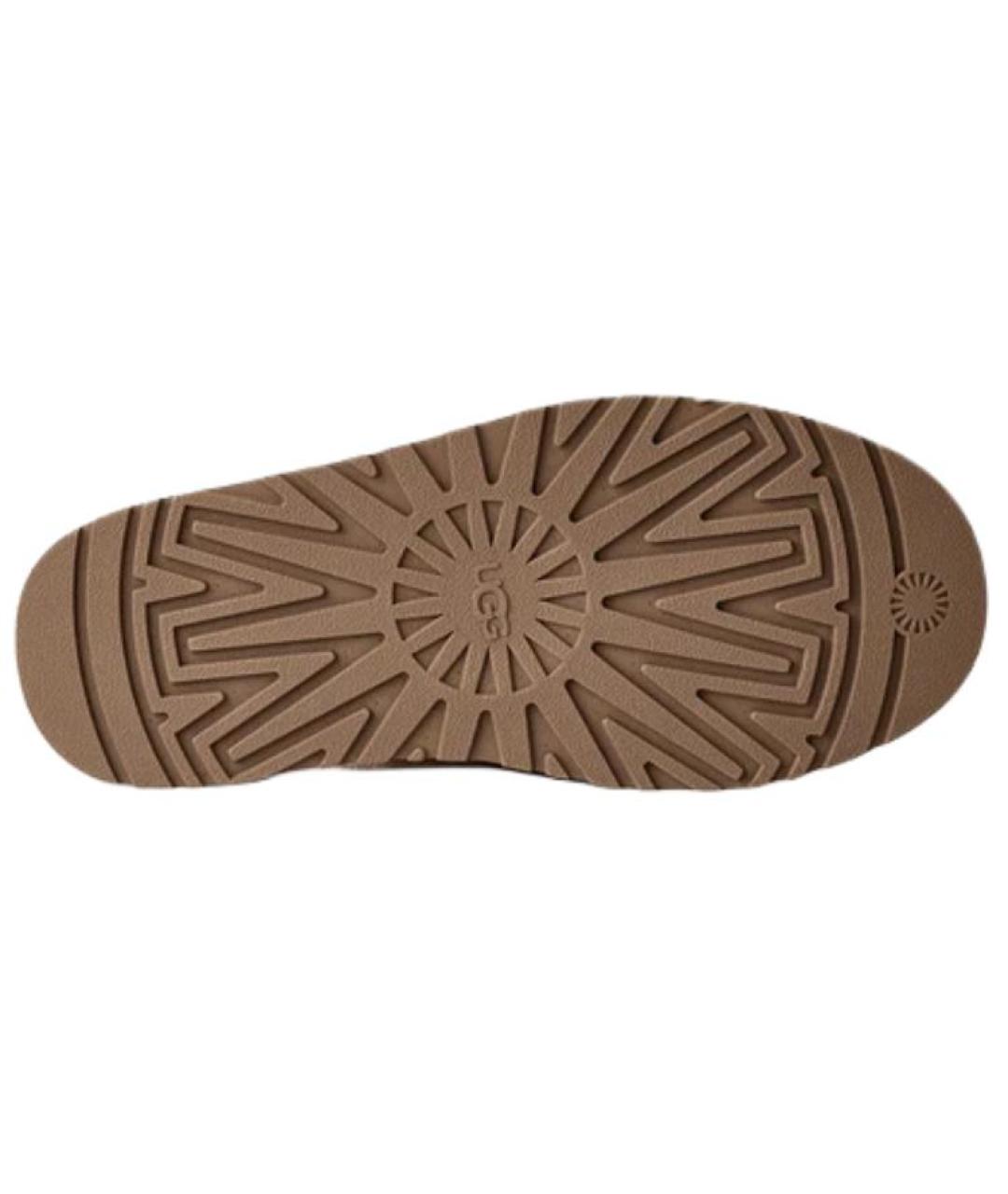 UGG Коричневые замшевые мюли, фото 4