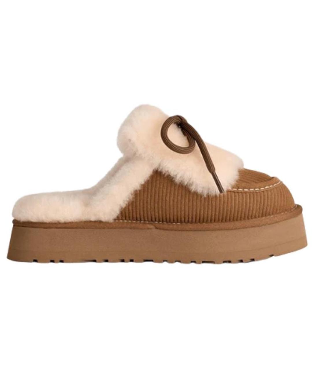 UGG Коричневые замшевые мюли, фото 2