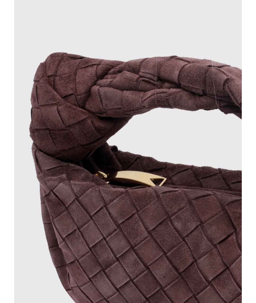 BOTTEGA VENETA Бежевая замшевая сумка с короткими ручками, фото 3