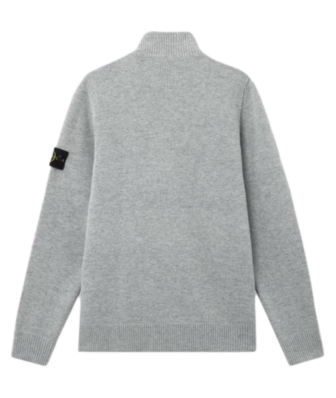 STONE ISLAND Серый джемпер / свитер, фото 2