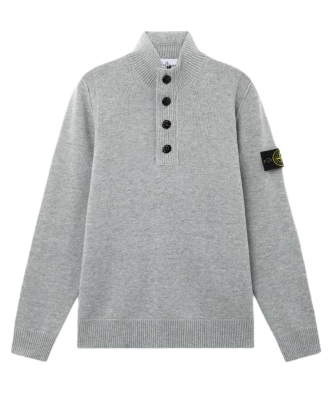 STONE ISLAND Серый джемпер / свитер, фото 1