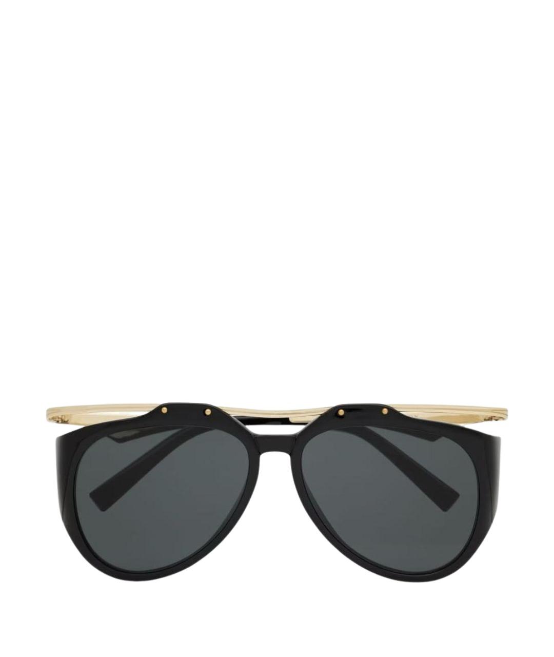 SAINT LAURENT Черные пластиковые солнцезащитные очки, фото 1