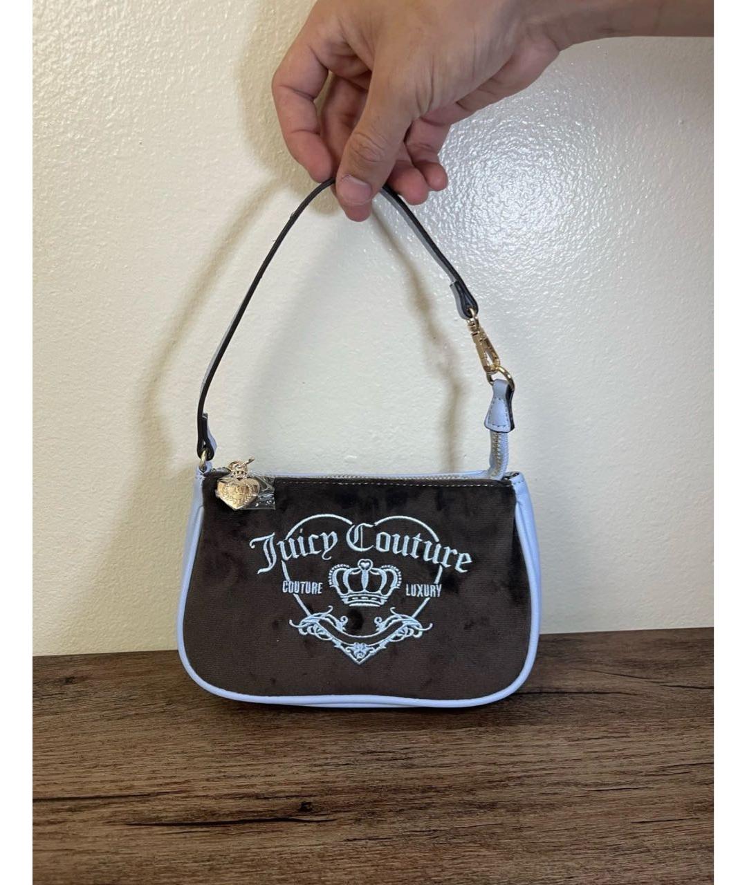 JUICY COUTURE Коричневая сумка через плечо, фото 4