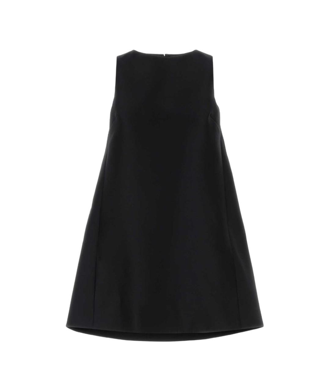 BALENCIAGA Черное шерстяное повседневное платье, фото 1