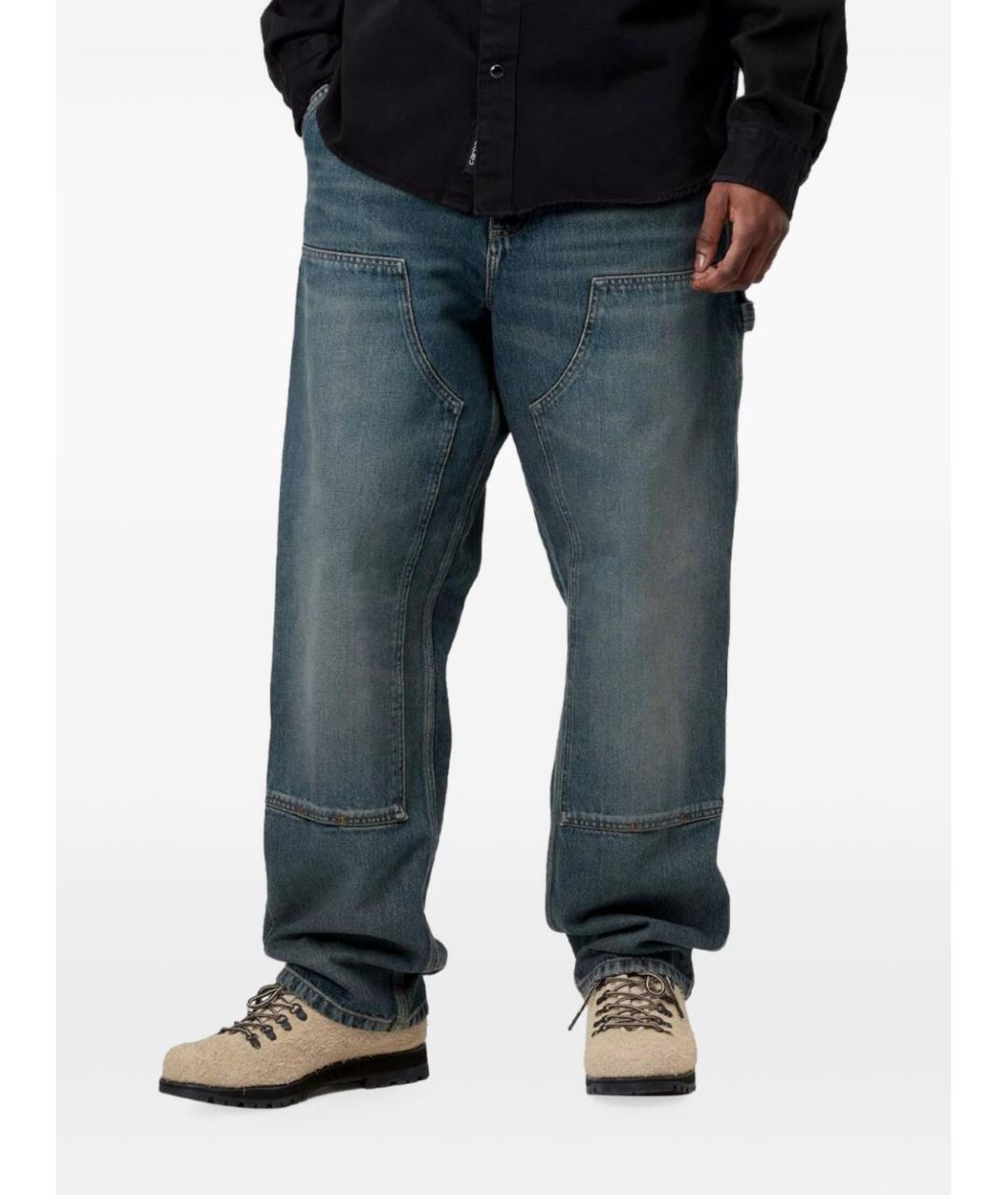 CARHARTT WIP Мульти хлопковые прямые джинсы, фото 3