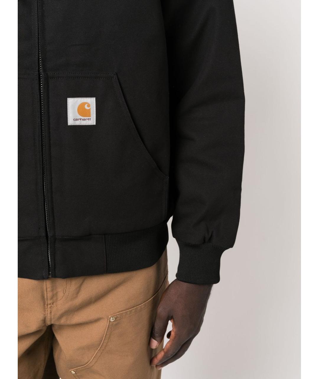 CARHARTT WIP Черная хлопковая куртка, фото 4