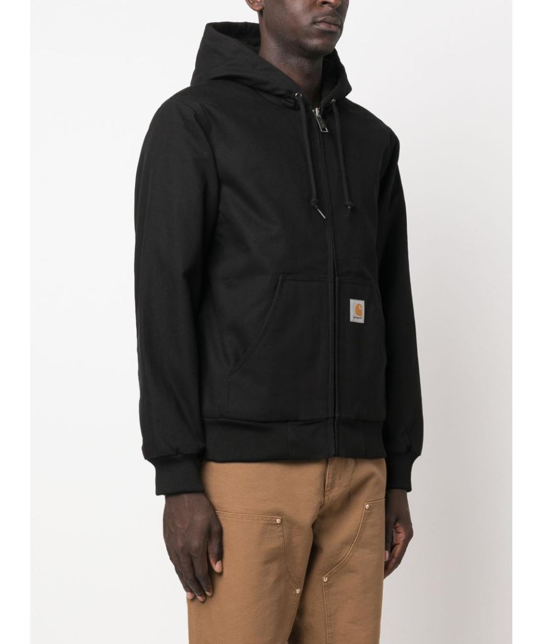 CARHARTT WIP Черная хлопковая куртка, фото 2