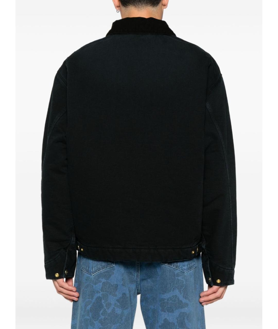 CARHARTT WIP Черная хлопковая куртка, фото 4