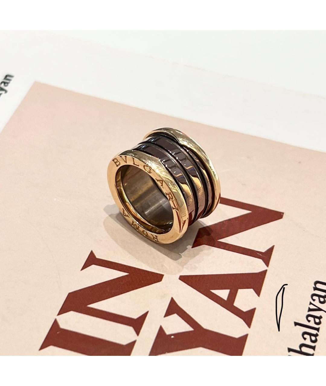 BVLGARI Золотое кольцо из розового золота, фото 6