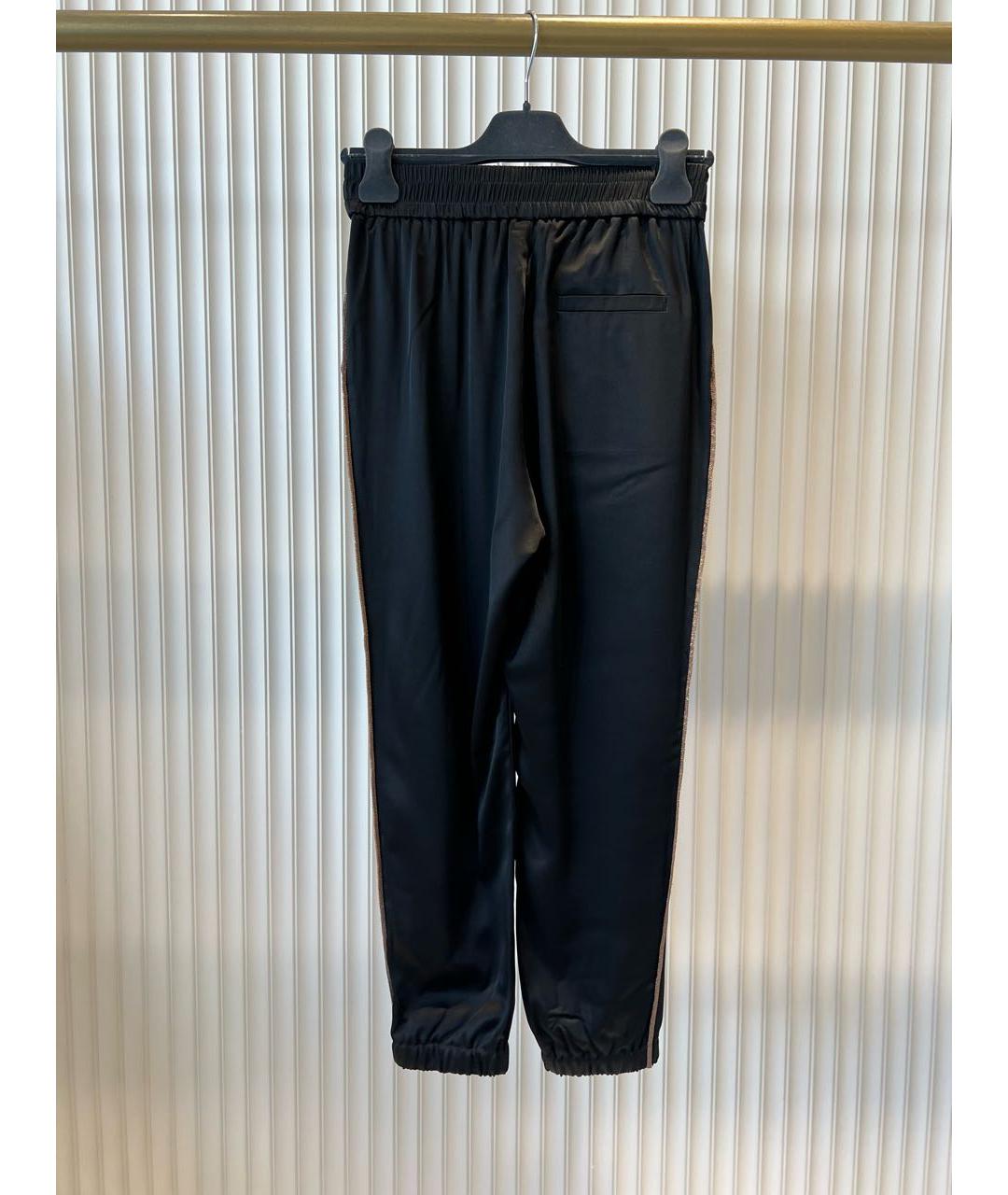 BRUNELLO CUCINELLI Черные спортивные брюки и шорты, фото 2