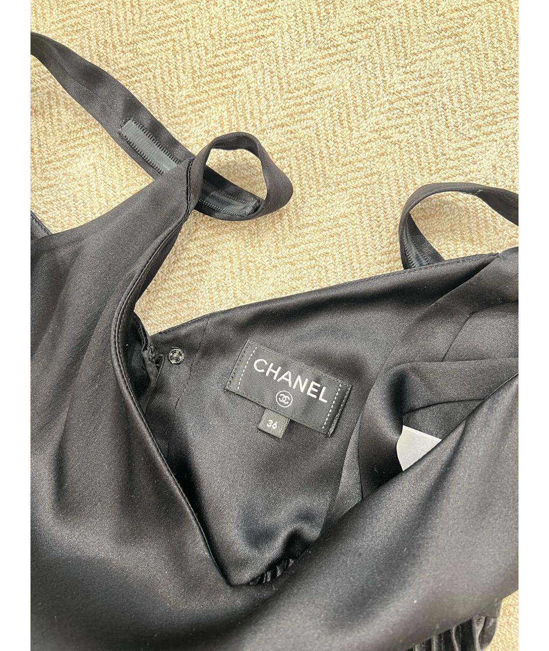 CHANEL Черное коктейльное платье, фото 3