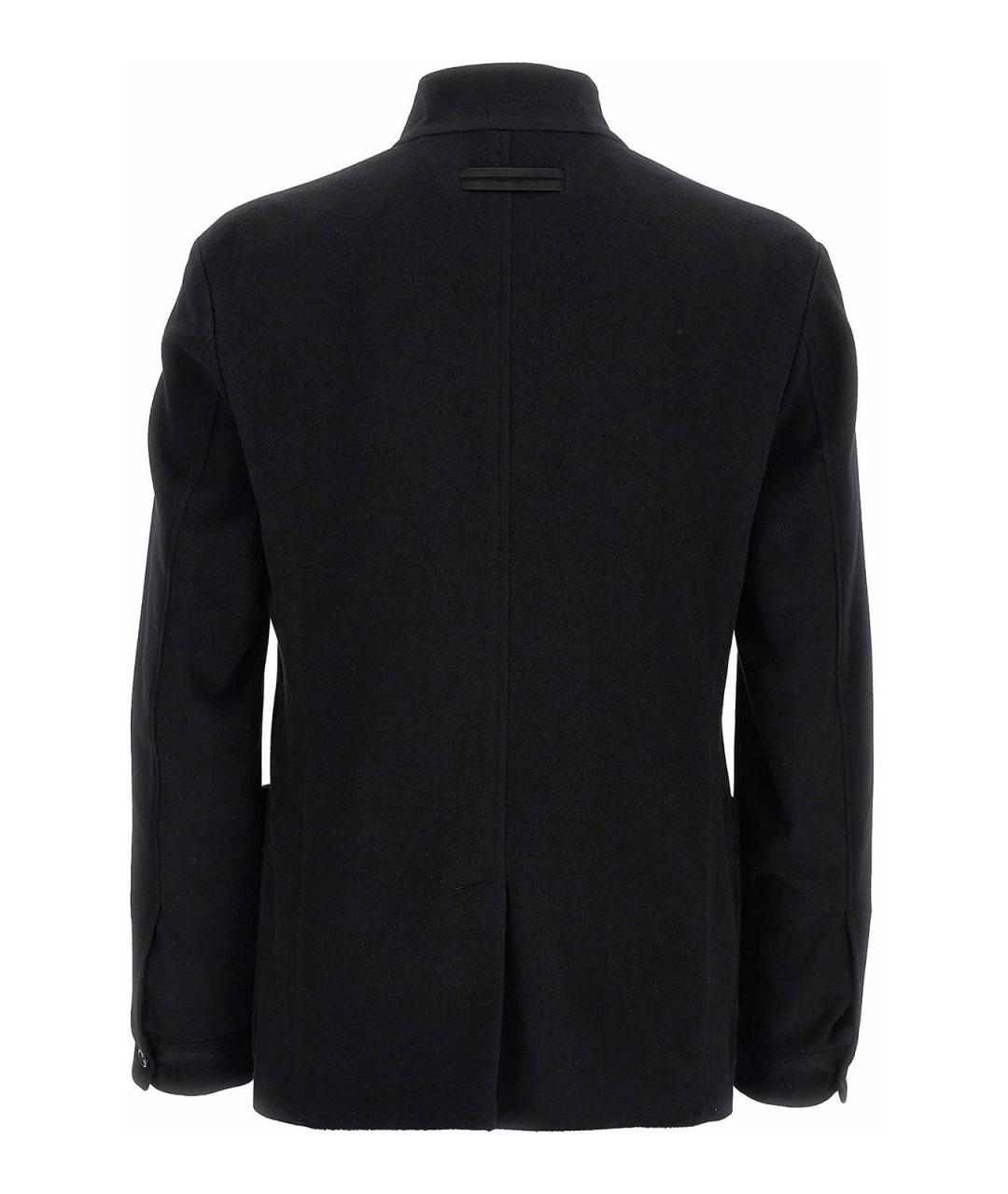 ZEGNA Черная кашемировая куртка, фото 2