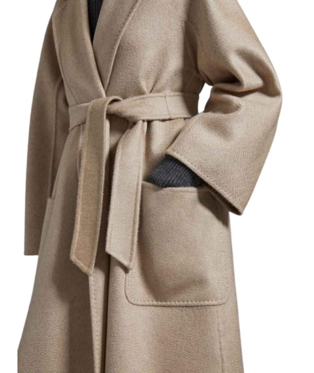 MAX MARA Бежевое кашемировое пальто, фото 4