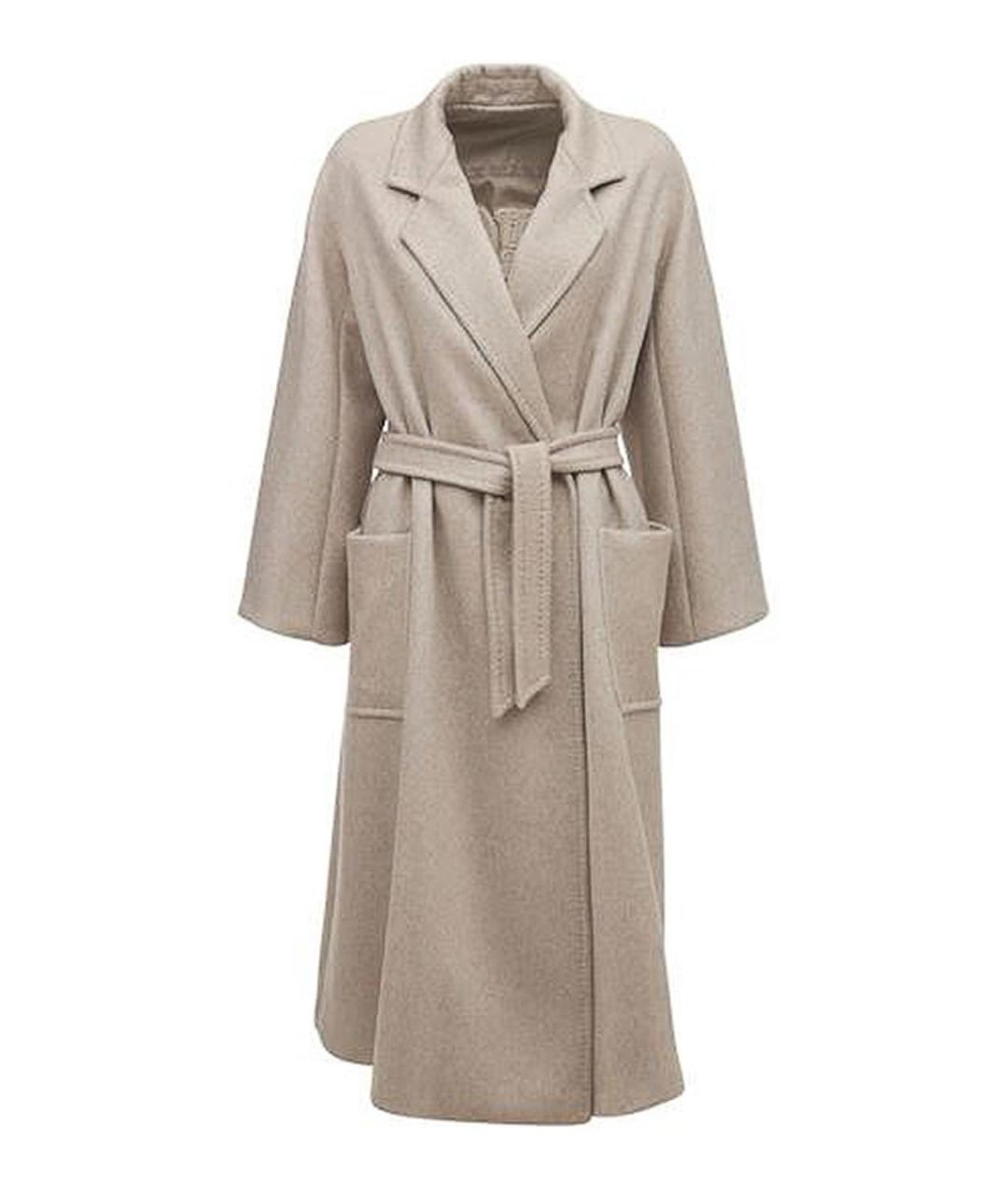 MAX MARA Бежевое кашемировое пальто, фото 1