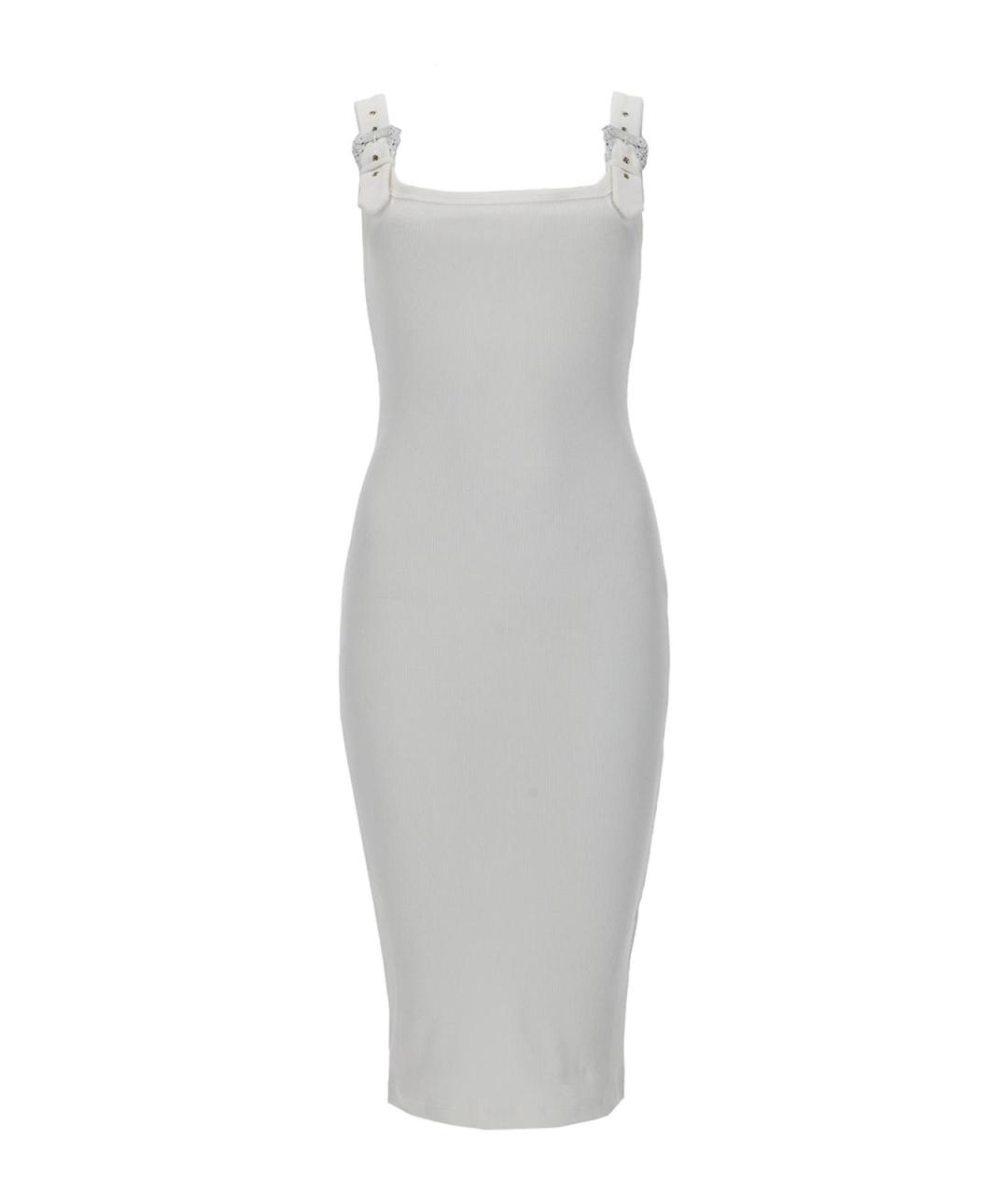 VERSACE JEANS COUTURE Белое хлопковое повседневное платье, фото 1
