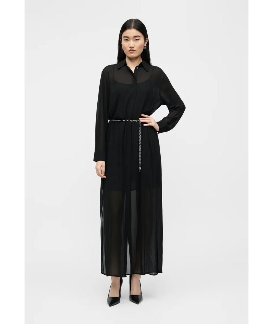 MICHAEL MICHAEL KORS Черное полиэстеровое коктейльное платье, фото 3