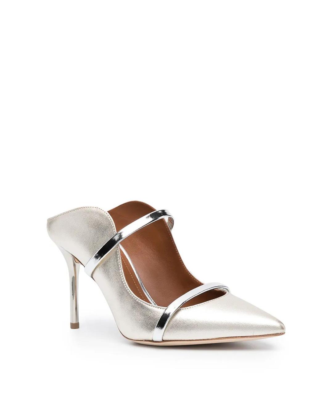 MALONE SOULIERS Золотые кожаные туфли, фото 2