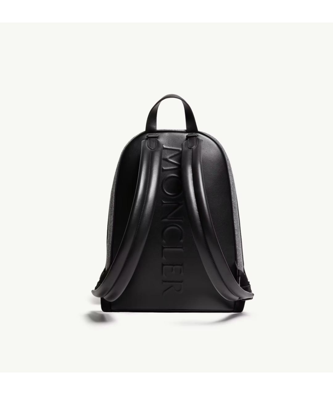 MONCLER Серый рюкзак, фото 3