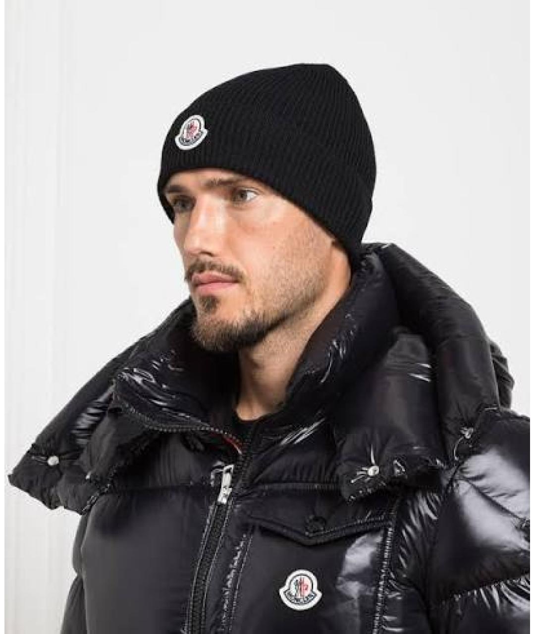 MONCLER Черная кепка/бейсболка, фото 4