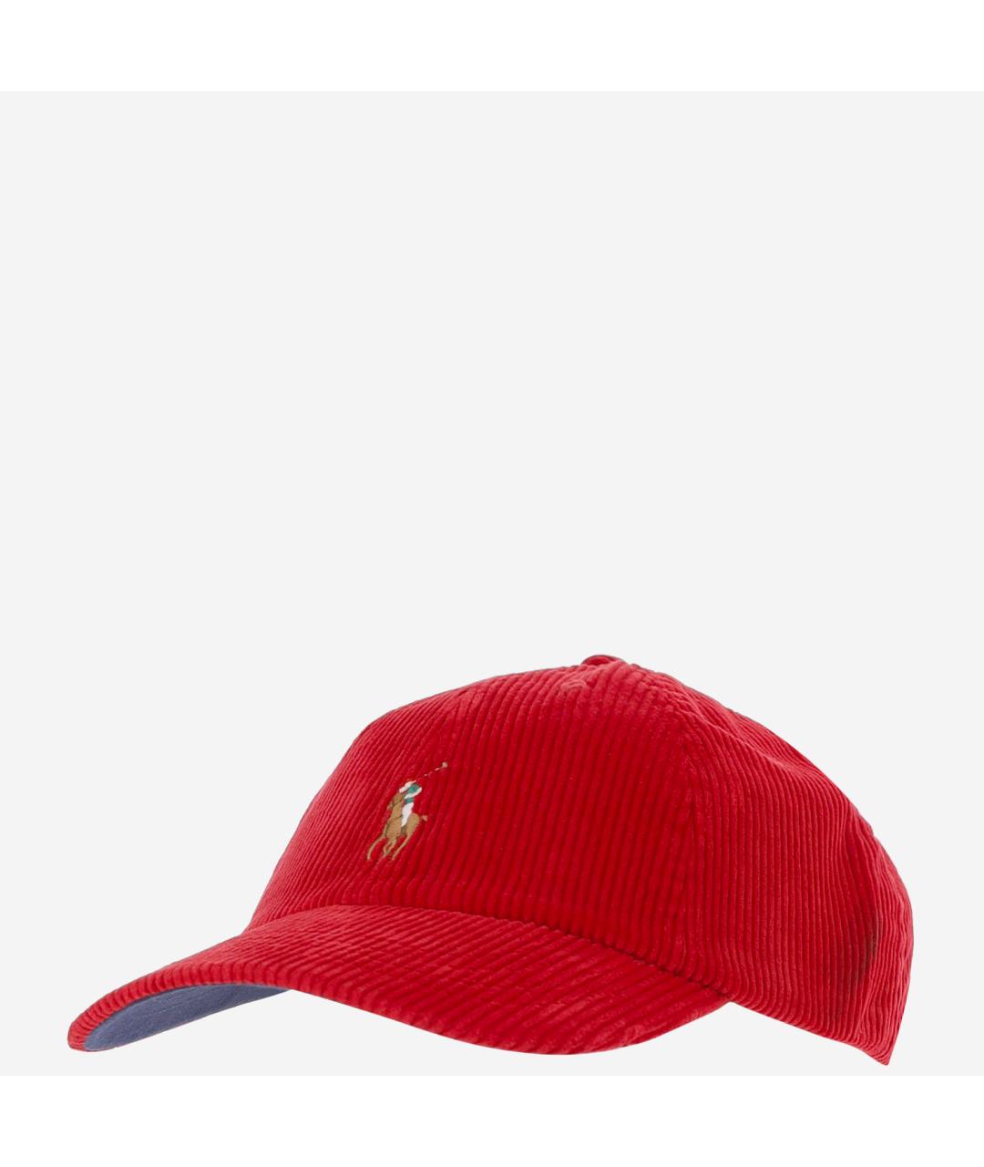 POLO RALPH LAUREN Красная хлопковая кепка/бейсболка, фото 3