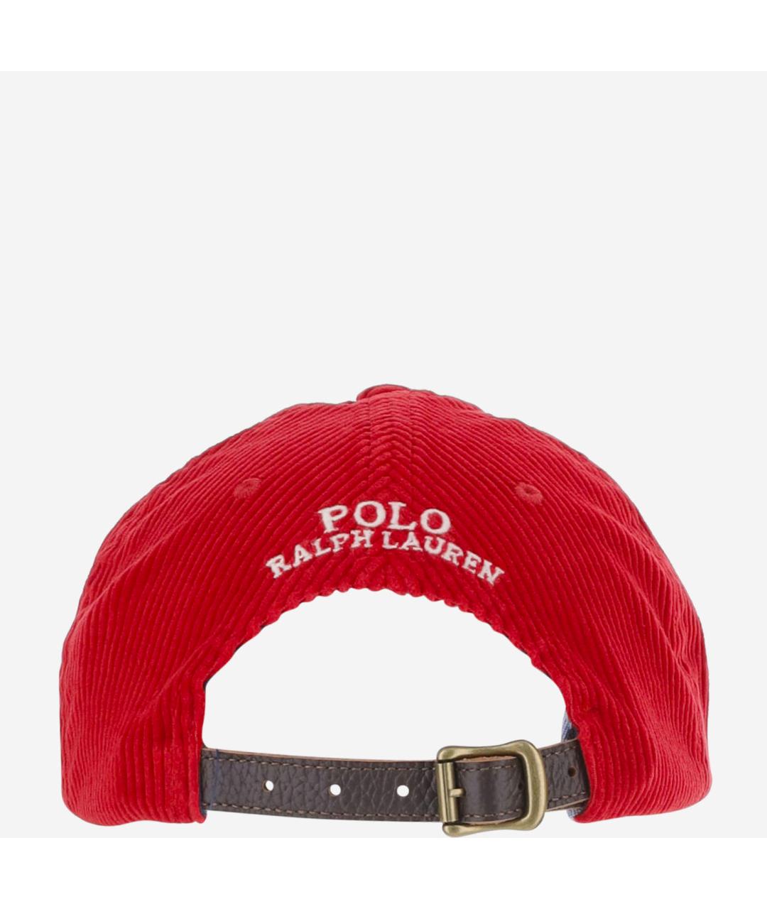 POLO RALPH LAUREN Красная хлопковая кепка/бейсболка, фото 4