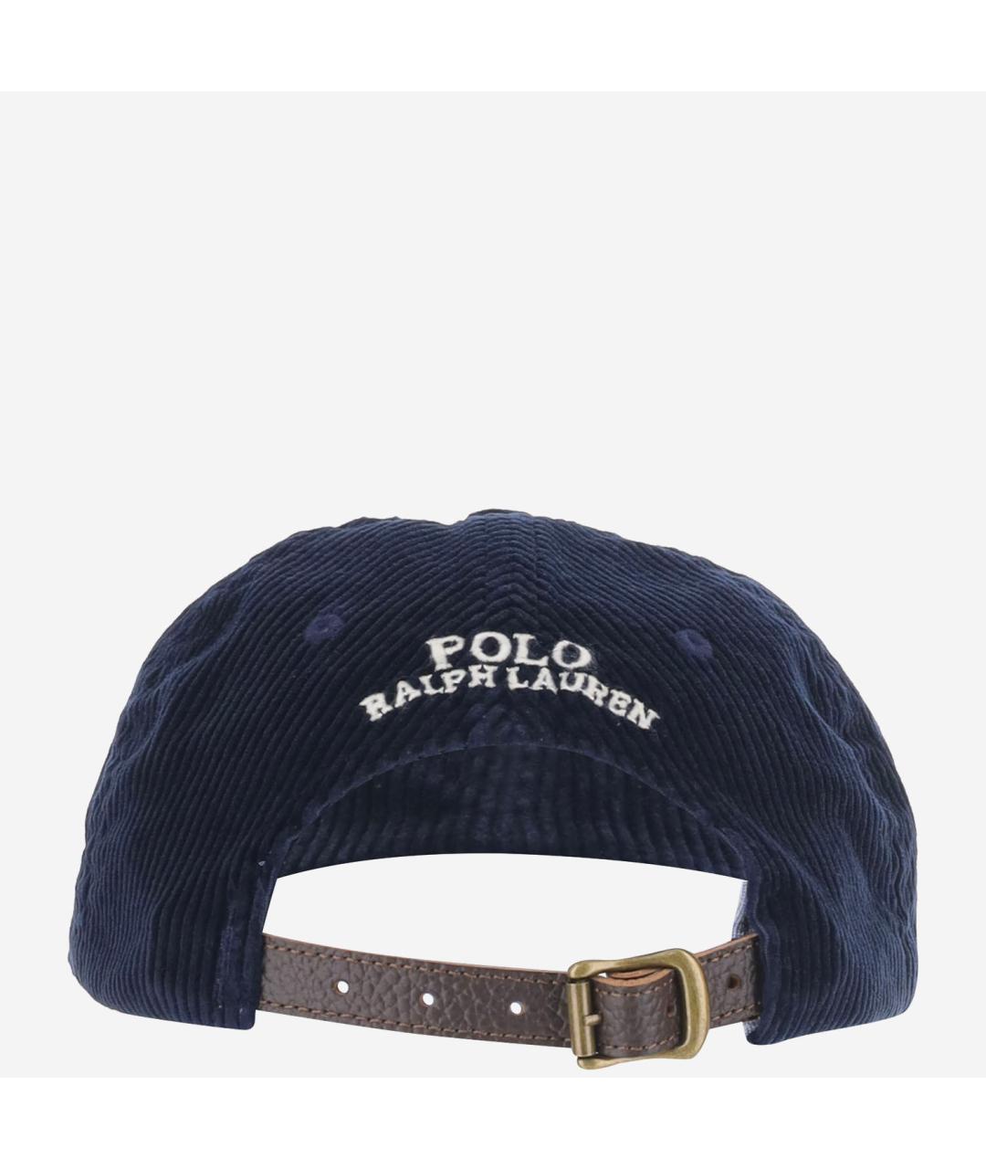 POLO RALPH LAUREN Синяя хлопковая кепка/бейсболка, фото 3