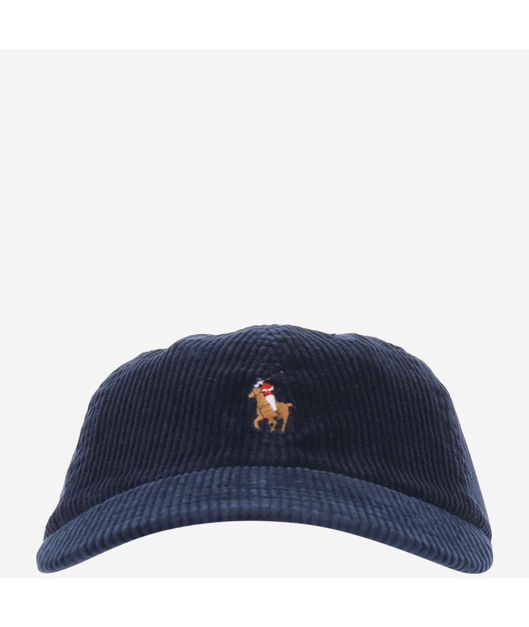 POLO RALPH LAUREN Синяя хлопковая кепка/бейсболка, фото 1