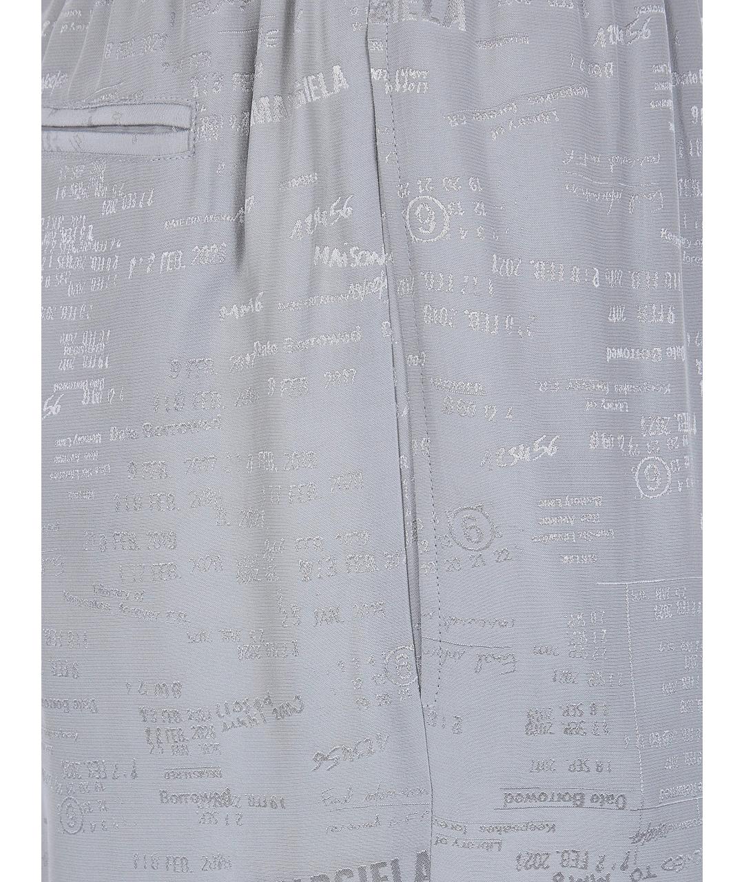 MM6 MAISON MARGIELA Вискозные прямые брюки, фото 2