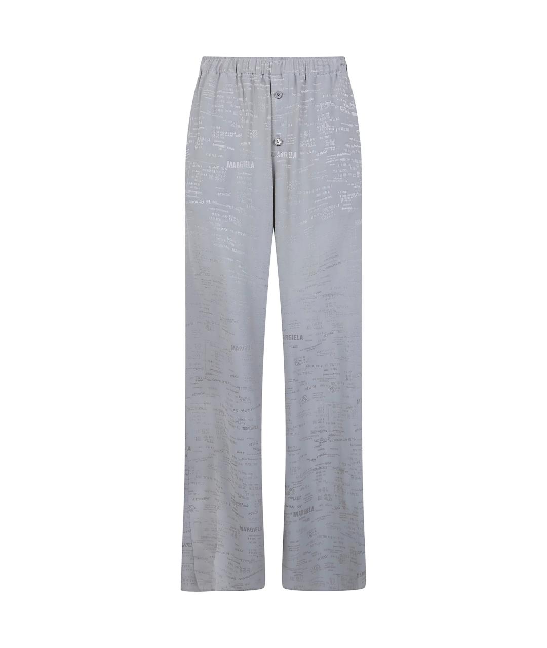MM6 MAISON MARGIELA Вискозные прямые брюки, фото 1