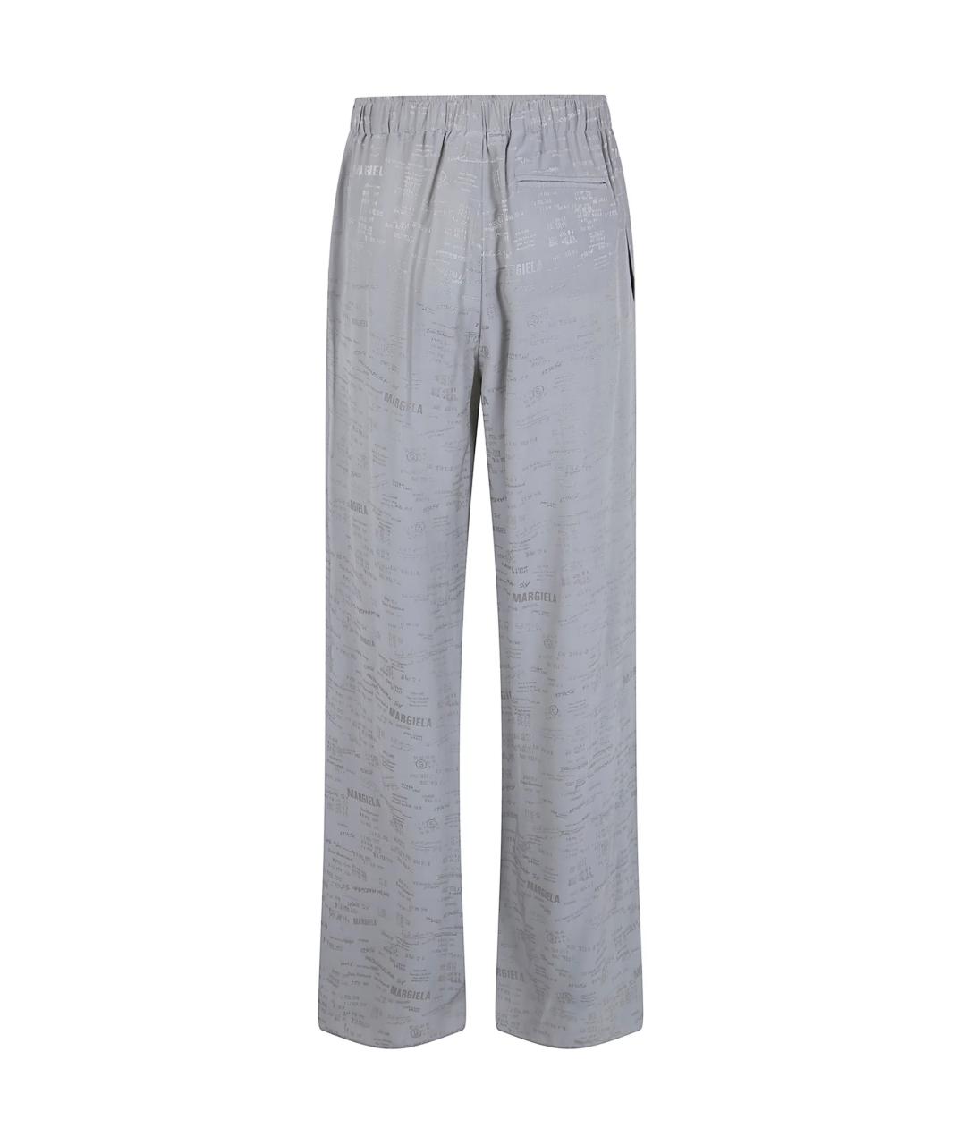 MM6 MAISON MARGIELA Вискозные прямые брюки, фото 3