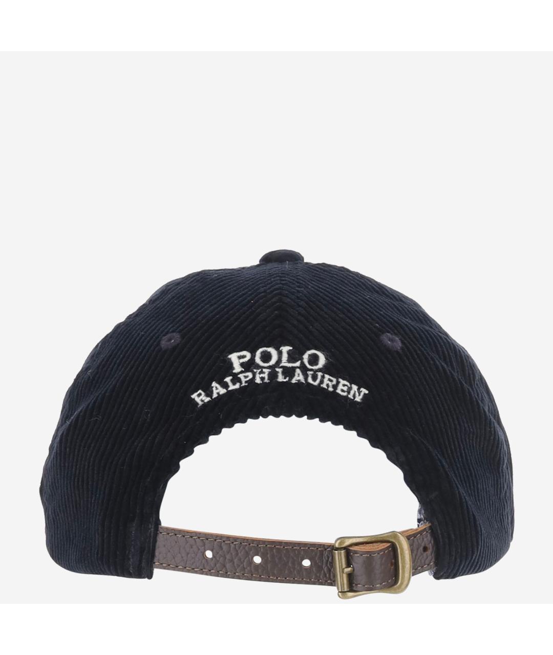 POLO RALPH LAUREN Черная хлопковая кепка/бейсболка, фото 3