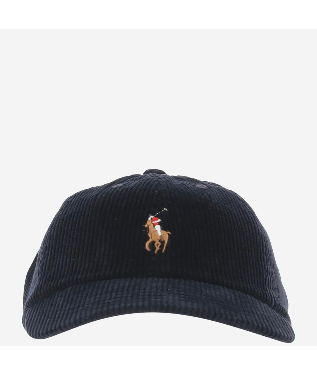 POLO RALPH LAUREN Черная хлопковая кепка/бейсболка, фото 1