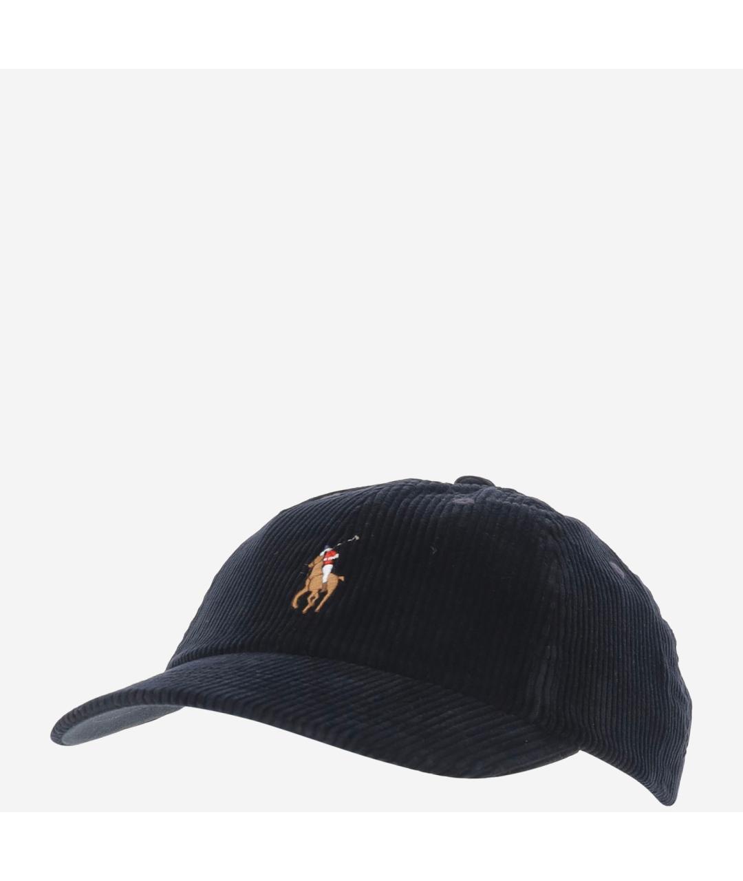 POLO RALPH LAUREN Черная хлопковая кепка/бейсболка, фото 2
