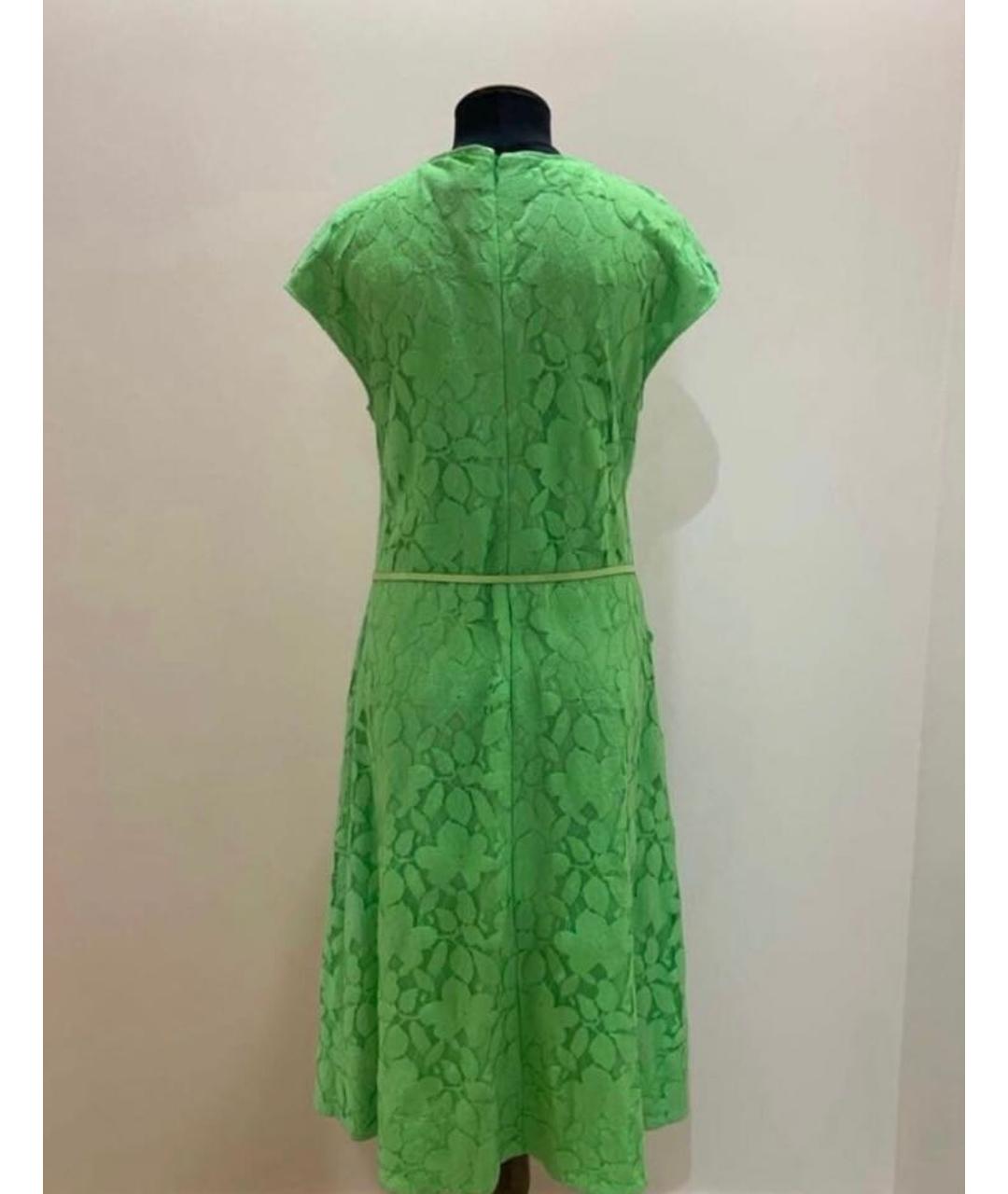 CAVALLI CLASS Зеленые хлопковое платье, фото 2