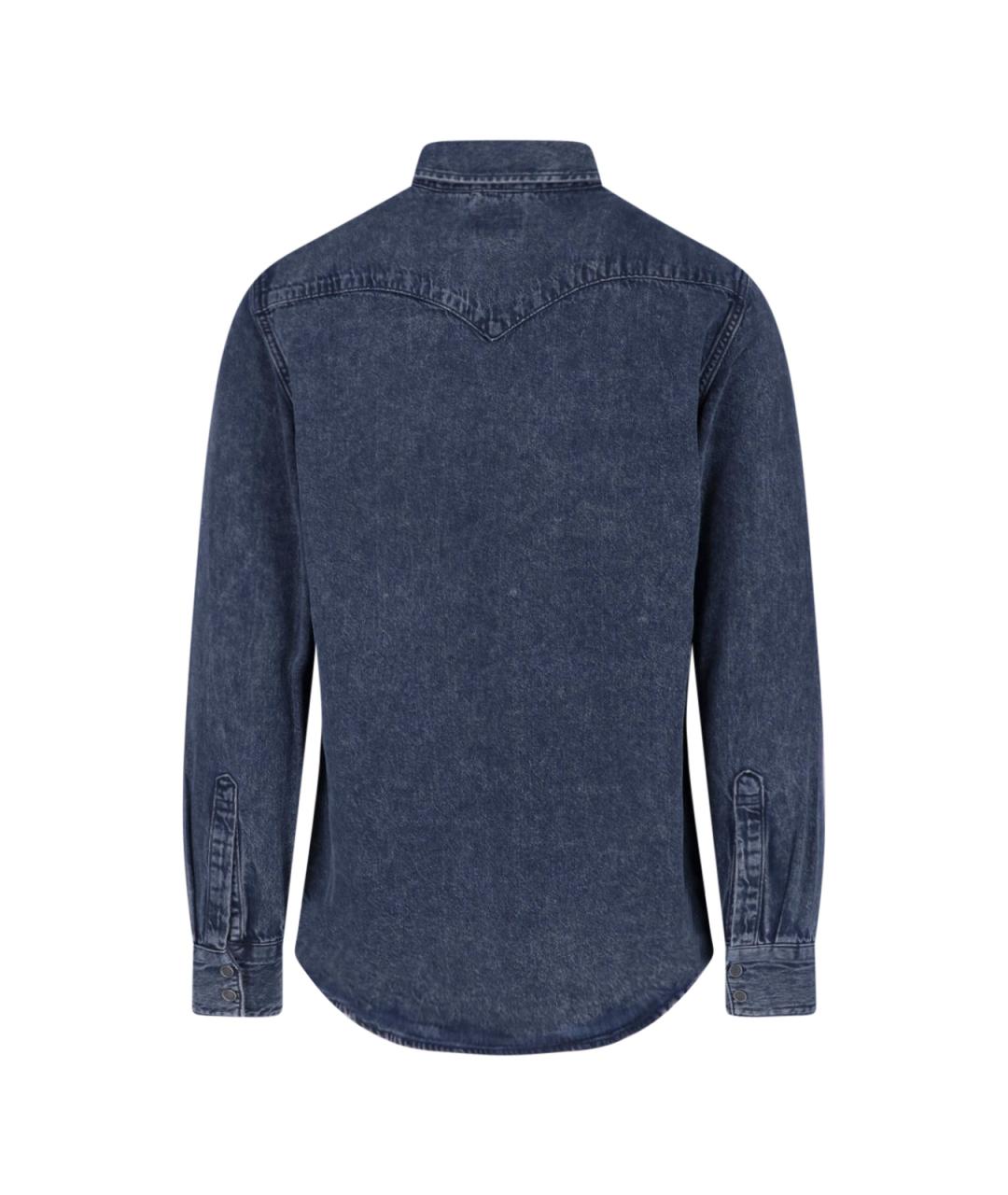 LEVI'S Синяя хлопковая кэжуал рубашка, фото 2